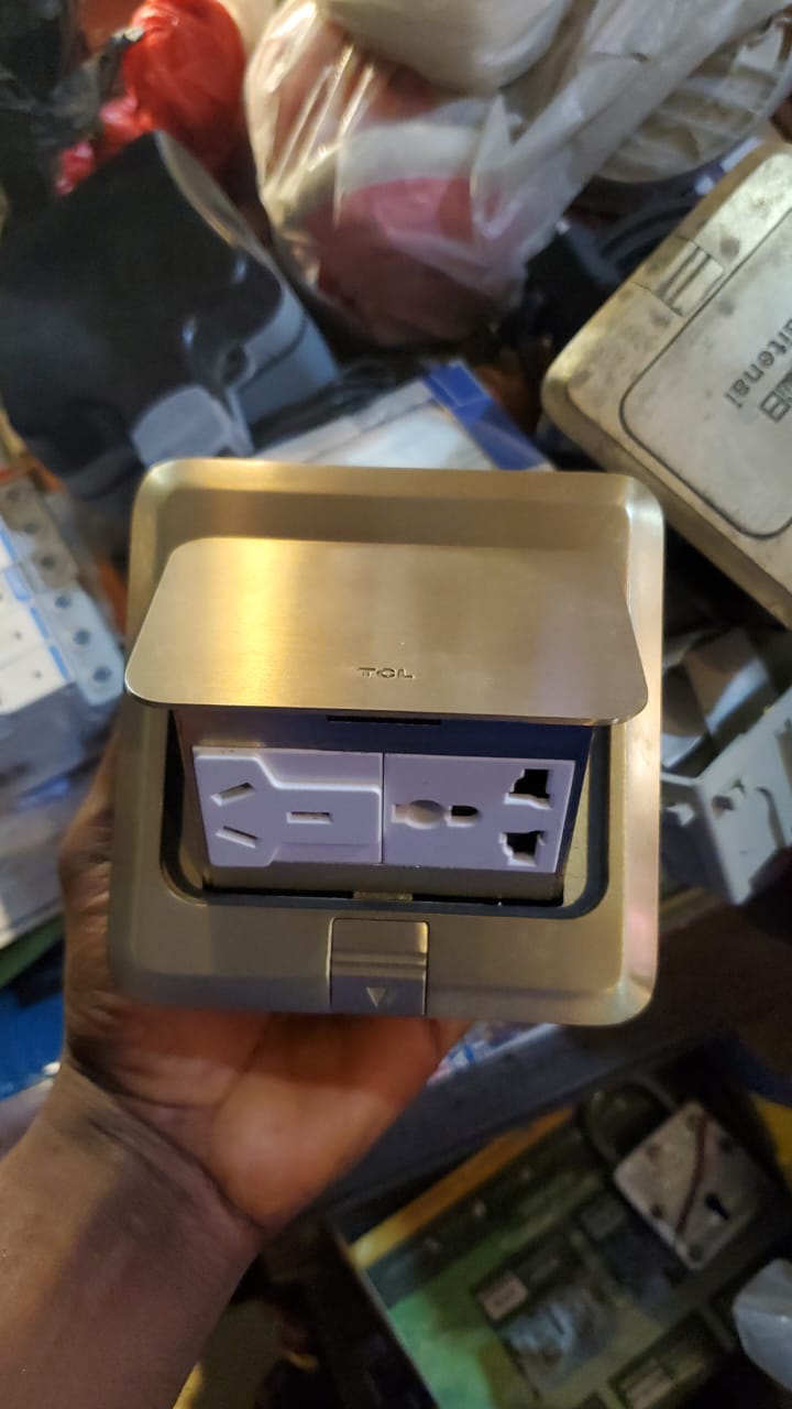 TCL Floor socket Brass colored high quality
